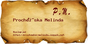 Procháska Melinda névjegykártya